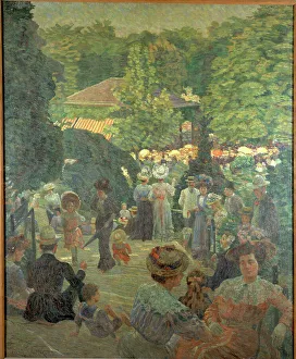 Weekend Prints: Montsouris Park, c1900. Creator: Ludovic Vallee