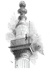 Top of the Monument, 1842. Creator: Unknown