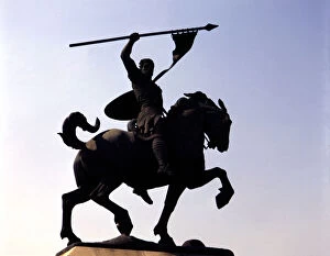 Images Dated 8th May 2007: Monument devoted to Rodrigo Diaz de Vivar, El Cid Campeador (1043? -1099), Castilian knight