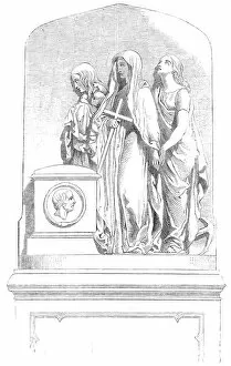 Mourner Collection: Monument to Dr. Alison, at Edinburgh, 1845. Creator: Unknown