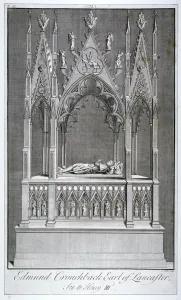Monument to Edmund Crouchback, Earl of Lancaster, Westminster Abbey, London, 1742