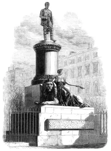 Revolt Of 1857 Prints: Monument of Field Marshal Lord Clyde