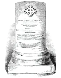 Darling Prints: Monument to Grace Darling, 1844. Creator: Unknown