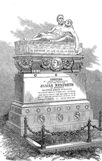 Rower Prints: Monument to James Renforth, the late champion sculler, 1872. Creator: Unknown