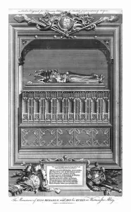 Anne Of Prints: The Monument of King Richard II. and Ann his Queen, in Westminster Abbey, mid 18th century