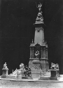 Cervantes Miguel De Prints: Un monument a la gloire de l'auteur de Don Quichotte'; Projet du sculpteur Coullaut