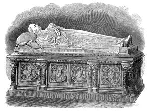 Caen Stone Prints: Monument to the late Archbishop Musgrave in York Minster