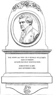 Inscription Prints: Monument to the late Dean of Windsor in Strathfieldsaye Church, 1883. Creator: Unknown
