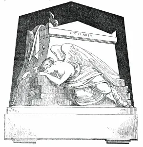 Monument to the late Major Eldred Pottinger, C.B. by Baily, 1850. Creator: Unknown