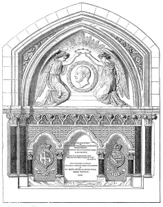 Saxe Coburg Gotha Albert Prints: Monument to the late Prince Consort In Whippingham Church
