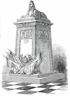 Monument lately erected in Lichfield Cathedral, to the 80th Regiment of Foot, 1850. Creator: Unknown