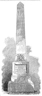 Courage Prints: Monument to Lieut. H. E. Baines at Quebec, 1869. Creator: Unknown