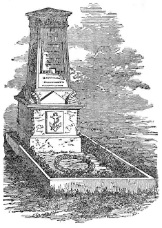 Monument to Lieutenant Ousely, R.N. at Kiel, 1856. Creator: Unknown