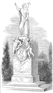 Monument to Madame Soyer, in Kensal Green Cemetery, 1844. Creator: Unknown Monument to Madame Soyer, in Kensal Green Cemetery, 1844. Creator: Unknown