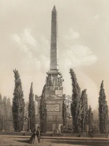 Monument to May 2, obelisk erected in memory of the uprising of 2nd May 1808 in