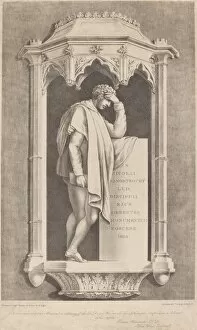 Agostino Aglio Gallery: Monument to Nicolai Wanostrocht, 1822. Creator: Agostino Aglio