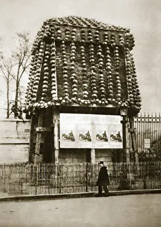A monument in Paris, France, during World War I, c1914-c1918