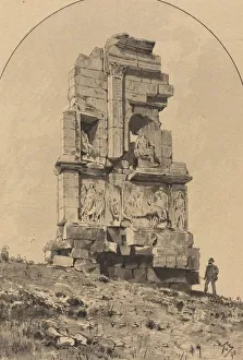 Themistokles Von Eckenbrecher Prints: Monument of Philopappos, 1890. Creator: Themistocles von Eckenbrecher