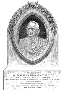 William Brodie Prints: Monument of the Rev. Thomas Guthrie, D.D. 1874. Creator: Unknown
