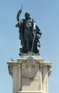 Monument of Roger de Lauria, Tarragona, Catalonia, Spain, 1887 (2001). Creator: LTL