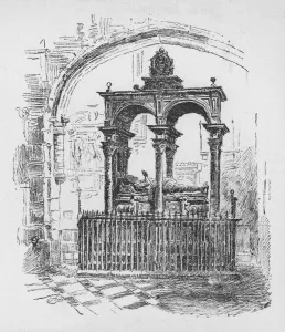 Ward Downey Prints: Monument of Sir William Pickering, 1890