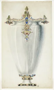 Monumental Prints: Monumental Jewelled Vase, n.d. Creator: Giuseppe Grisoni