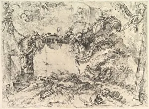 Monumental Prints: The Monumental Tablet, from Grotteschi (Grotesques), ca. 1748