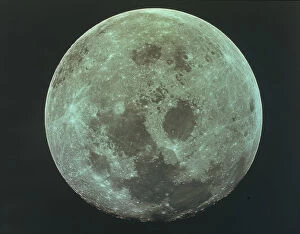 Aldrin Gallery: Front side of the moon, 22 July 1969