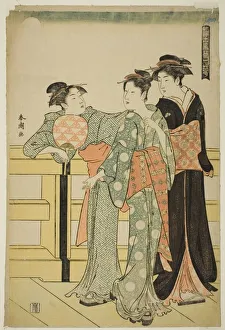 Moon, from the series Snow, Moon, and Flowers of the Floating World (Ukiyo... c)