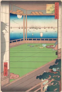 Moon Viewing Point, 1857. 1857. Creator: Ando Hiroshige