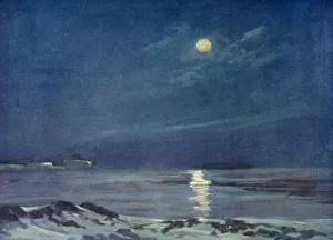 George Marston Prints: Full Moon in the Winter, c1908, (1909). Artist: George Marston