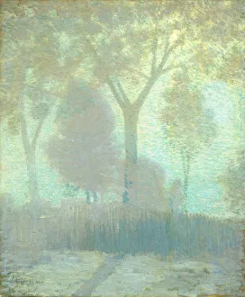 Weir Prints: Moonlight, c. 1905. Creator: Julian Alden Weir