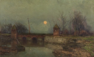 Moonlit Prints: Moonlight, c1850-1910. Creator: Jacques Rosseels