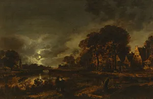 Neer Aert Van Der Prints: Moonlight Landscape. Creator: Aert van der Neer