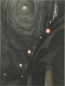 Pastel On Paper Gallery: Moonlight and Light, c. 1909. Creator: Spilliaert, Léon (1881-1946)