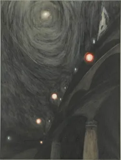 Leon 1881 1946 Prints: Moonlight and Light, c. 1909. Creator: Spilliaert, Leon (1881-1946)
