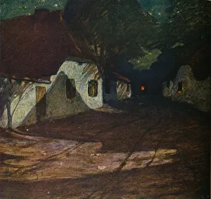 Ludwig Prints: A Moonlight Night, c1900, (1905). Artist: Ludwig Dettmann