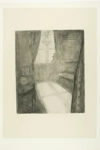 St Cloud France Prints: Moonlight. Night in St Cloud, 1895. Creator: Edvard Munch