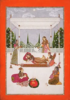 West Bengal Prints: Moonlight Serenade (image 1 of 2), between 1750 and 1775. Creator: Unknown