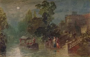 Mystery Prints: Moonlight: the Terrace, Haddon Hall, 1873, (1935). Artist: George Haydock Dodgson