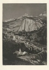 Etching And Aquatint Prints: Moonlit Night (Mondnacht): pl. 4, published 1881. Creator: Max Klinger