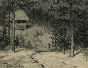 Resettlement Prints: Moonlit Night near Irkutsk at a Resettlement Point