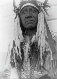Cheyenne Prints: Two Moons-Cheyenne, c1910. Creator: Edward Sheriff Curtis