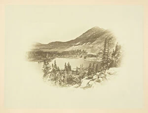 Andrew Joseph Russell Gallery: Moores Lake, Head of Bear River, Uintah Mountain, 1868 / 69