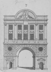 Moorgate, City of London, 1760. Artist