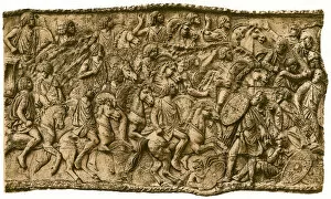 Moorish calvalry under Lusius Quietus fighting against the Dacians, (1902)