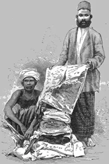 Draper Prints: Moors-- Cloth Vendors; Four Months in Ceylon, 1875. Creator: Unknown