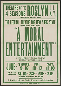 Morality Prints: A Moral Entertainment, Roslyn, NY, 1938. Creator: Unknown
