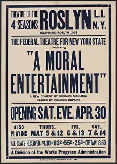 Morality Prints: A Moral Entertainment, Roslyn, NY, 1938. Creator: Unknown