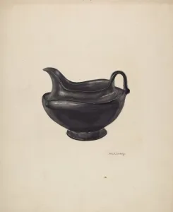 Moravia Prints: Moravian Pitcher, 1938. Creator: William Ludwig